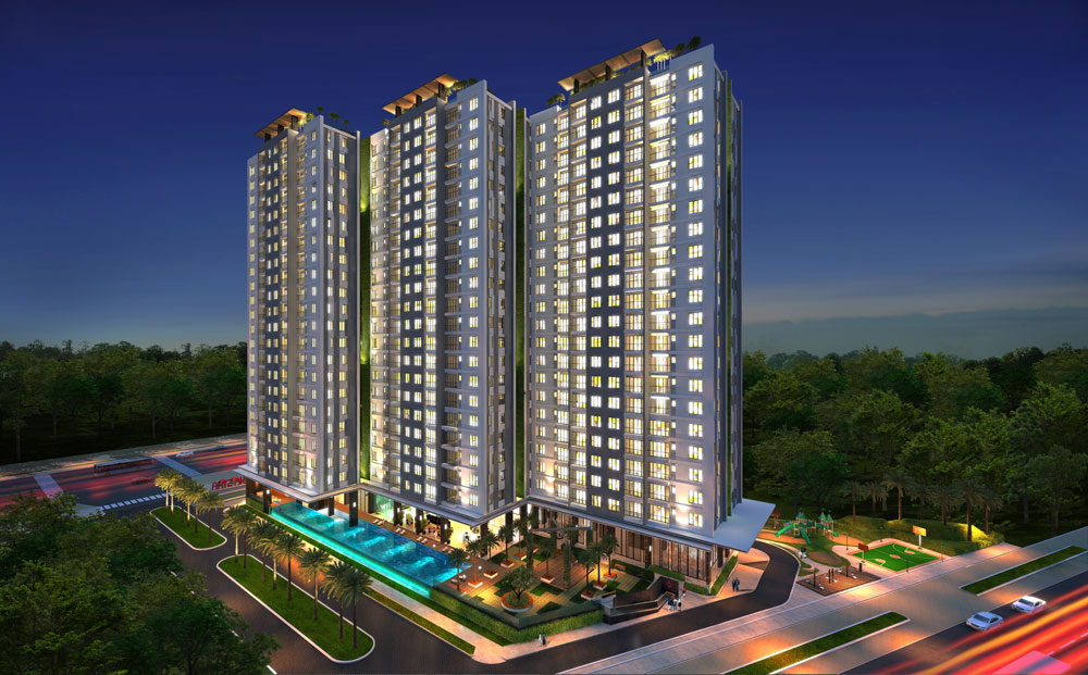 Phối cảnh dự án Angia Star quận Bình Tân, TP.HCM