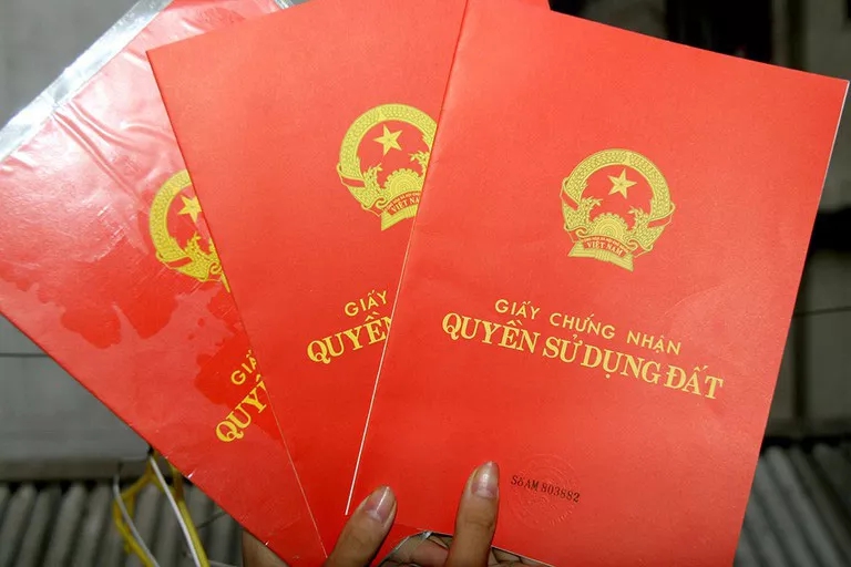 H&igrave;nh ảnh sổ đỏ