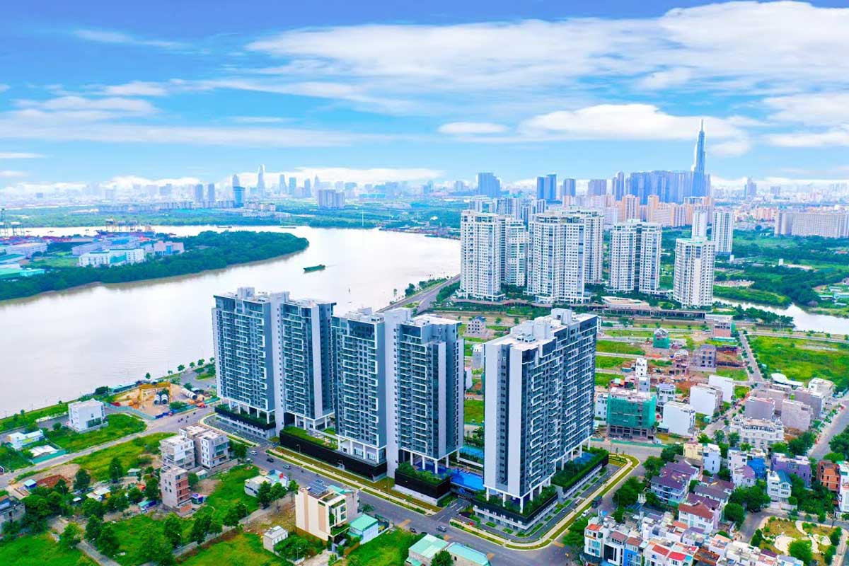One Verandah có tầm nhìn view sông