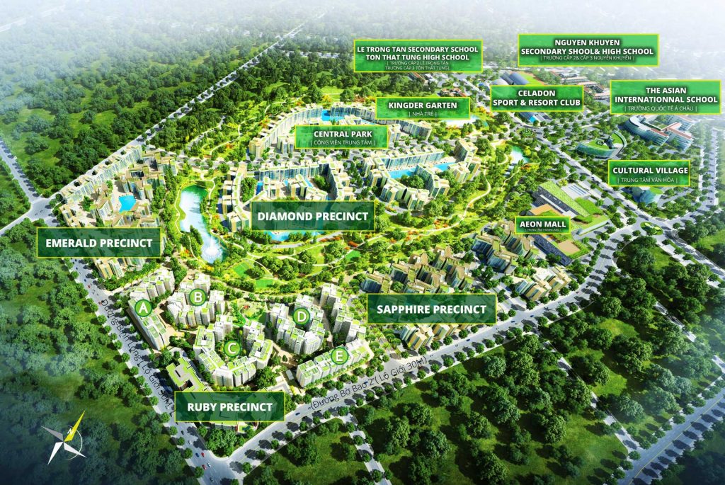 Công viên Celadon City trong tổng thể dự án Celadon City