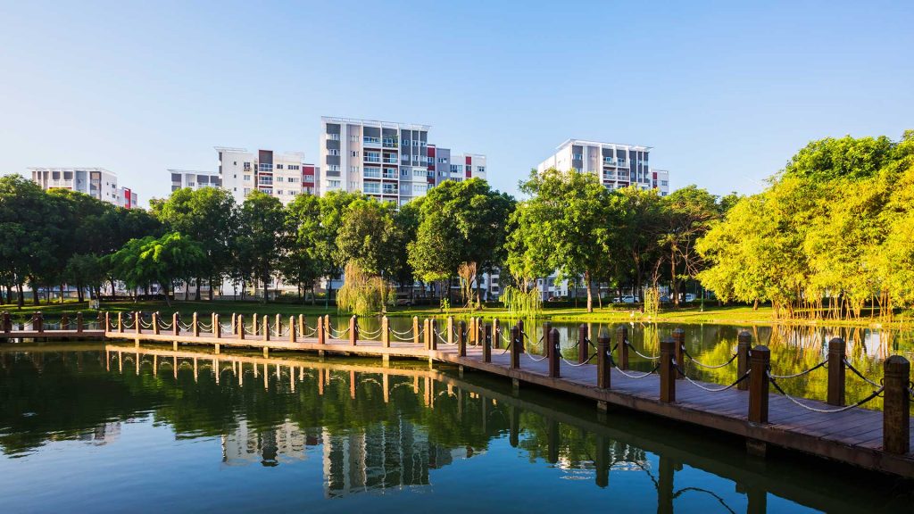 Công viên Celadon City có 3 hồ sinh thái