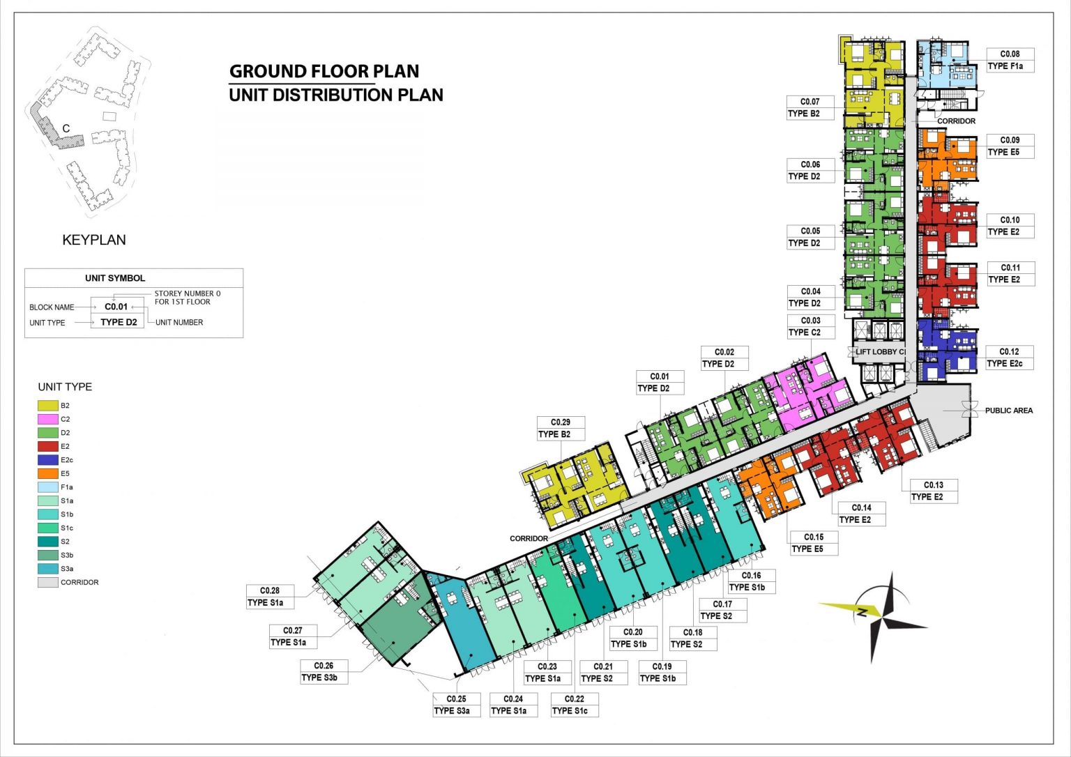  Mặt Bằng Block C – Khu Emerald Celadon City Tân Phú