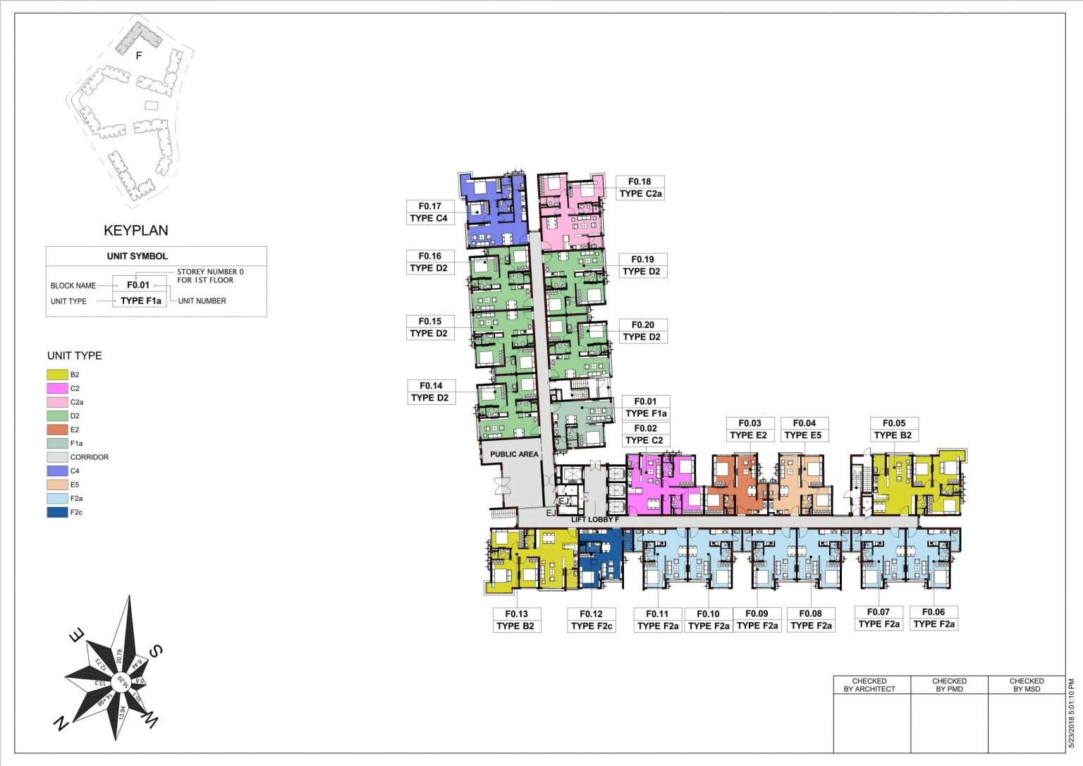  Mặt Bằng Block F – Khu Emerald Celadon City Tân Phú