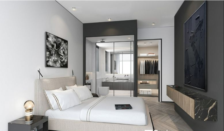 Nội thất phòng ngủ căn hộ Narra Residences