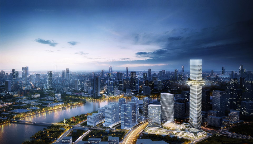 Phối cảnh tổng thể dự án Empire City Thủ Thiêm