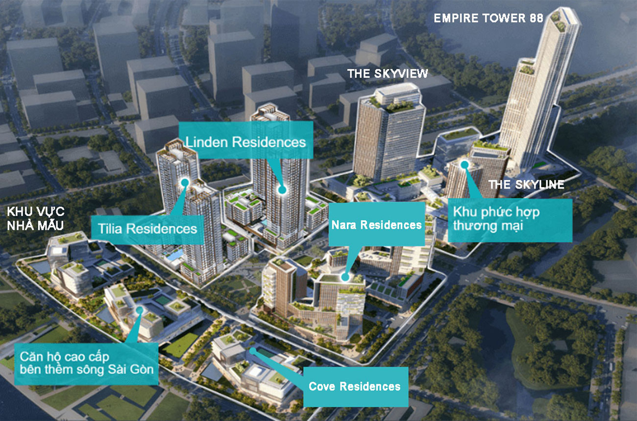 Mặt bằng tổng thể Empire City