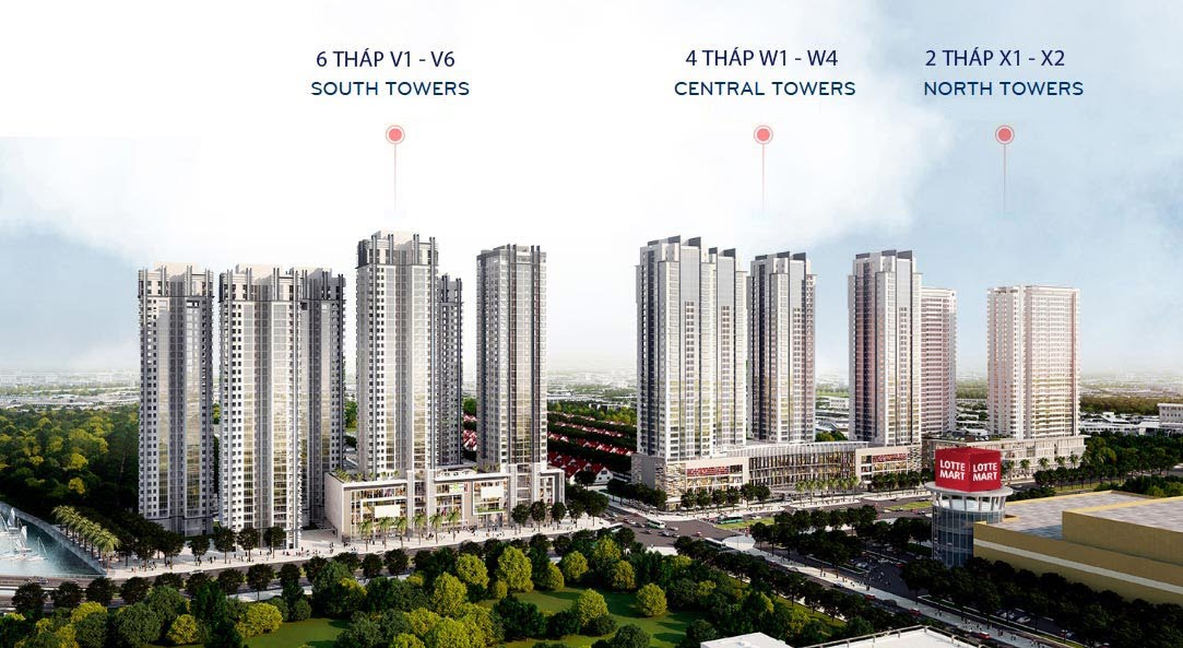 Tổng thể dự án Sunrise City Quận 7