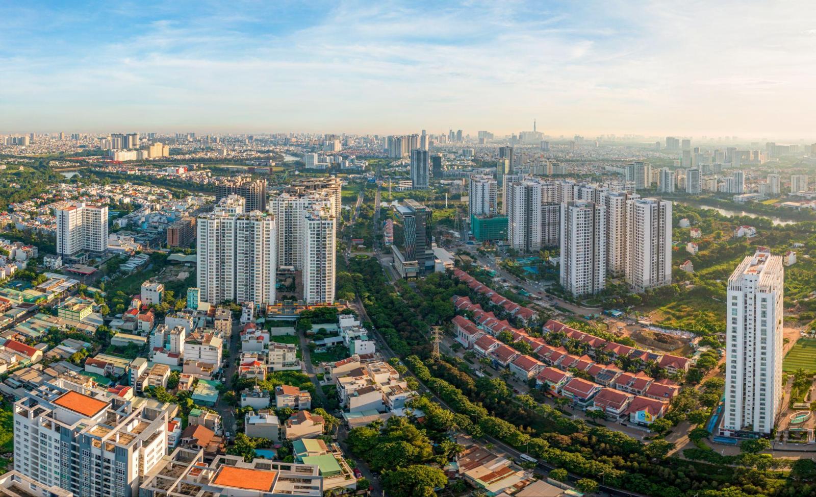Hình ảnh tổng quan thị trường BĐS quận 7