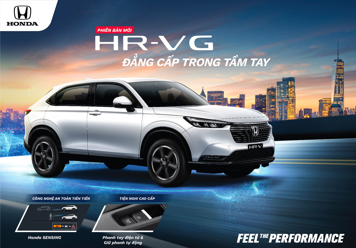 Honda HR-V G vẫn được trang bị hệ thống an toàn chủ động Honda Sensing 