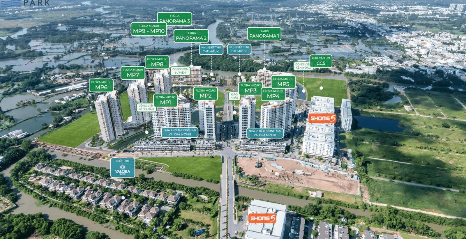 Mizuki Park giai đoạn 2 có 3 tòa
