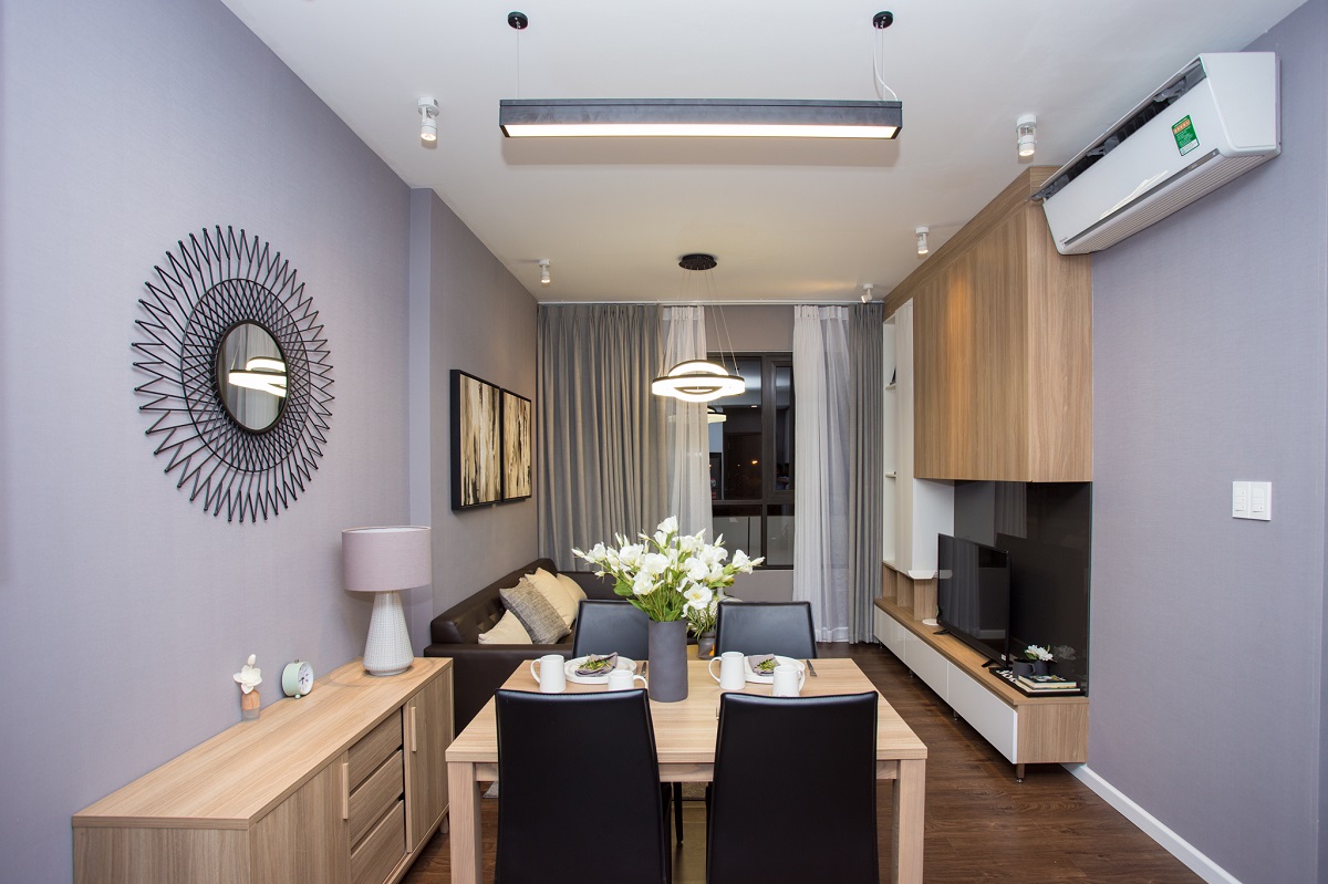 nhà mẫu căn 56m2 Mizuki Park