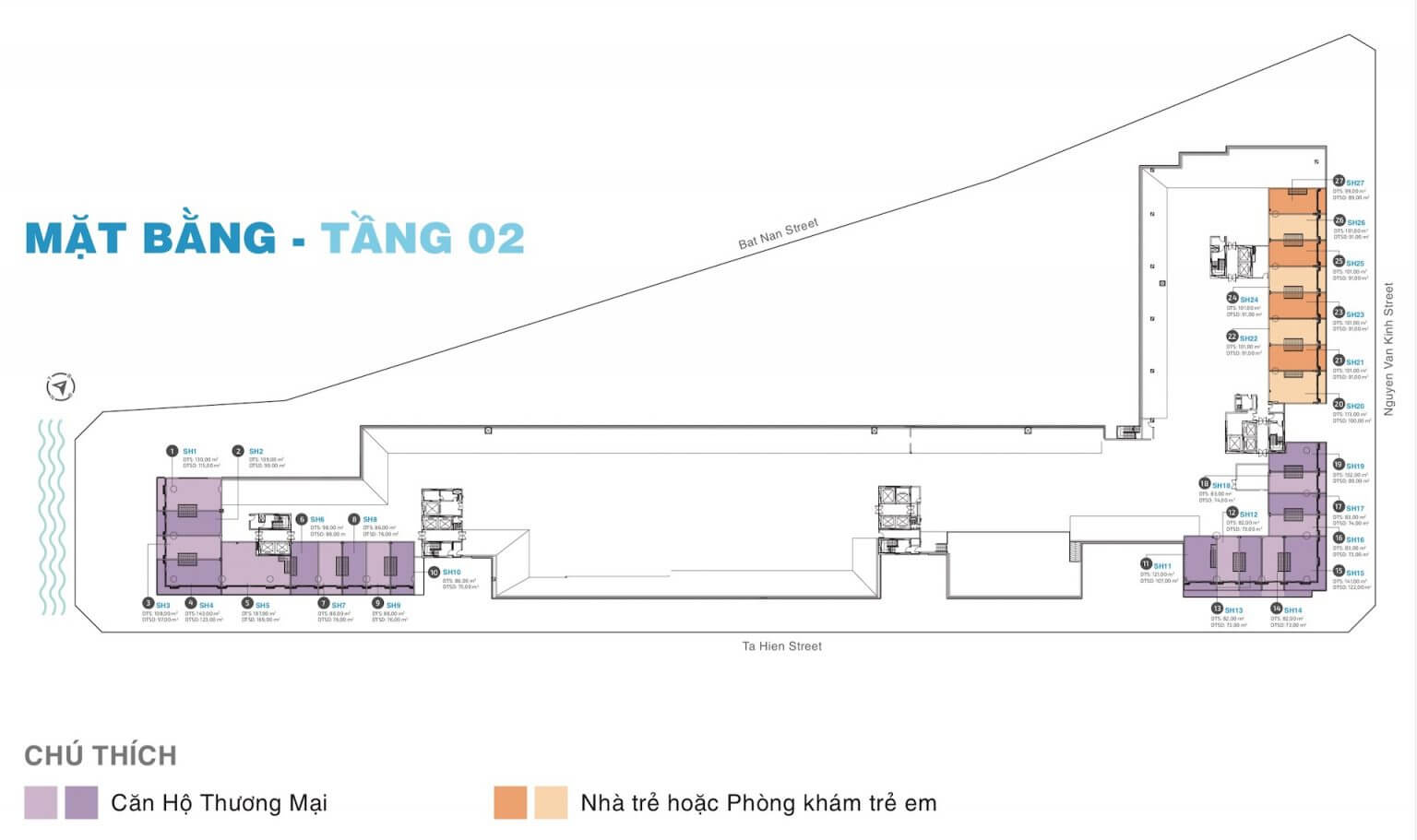 Mặt bằng tầng 2