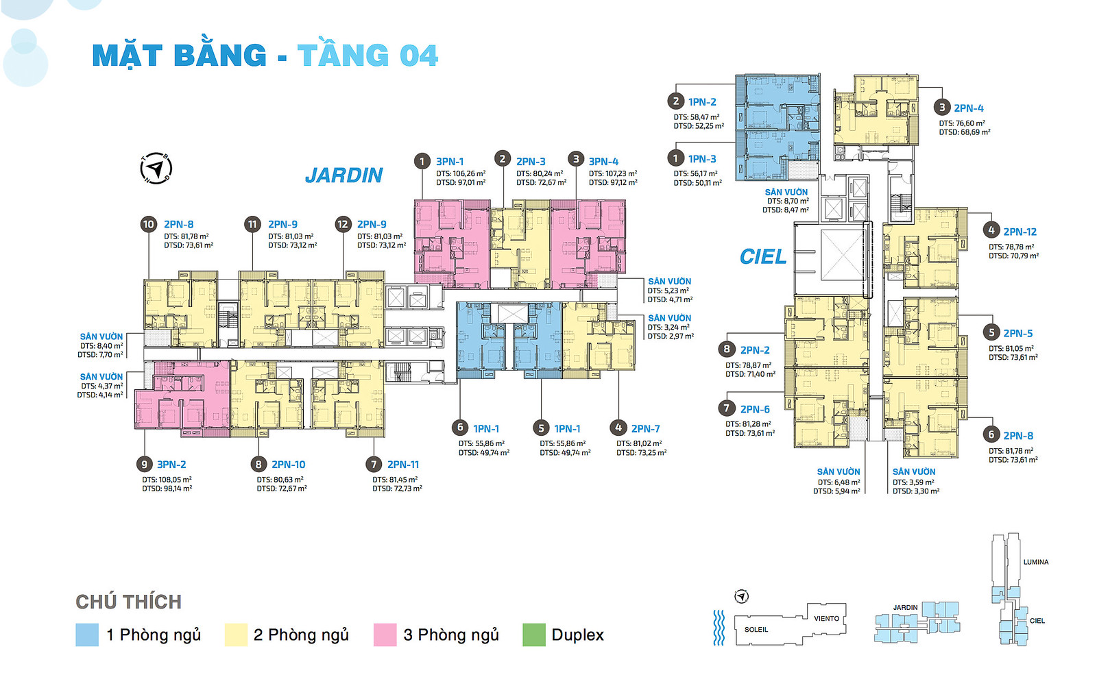 Mặt bằng tầng 4