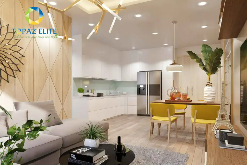 Gian bếp trang bị đầy đủ tiện ích hiện đại. Gian bếp trang bị đầy đủ tiện ích hiện đại.