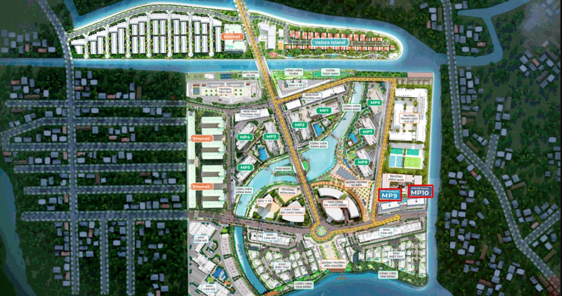 Vị trí căn hộ Mizuki Park giai đoạn 3