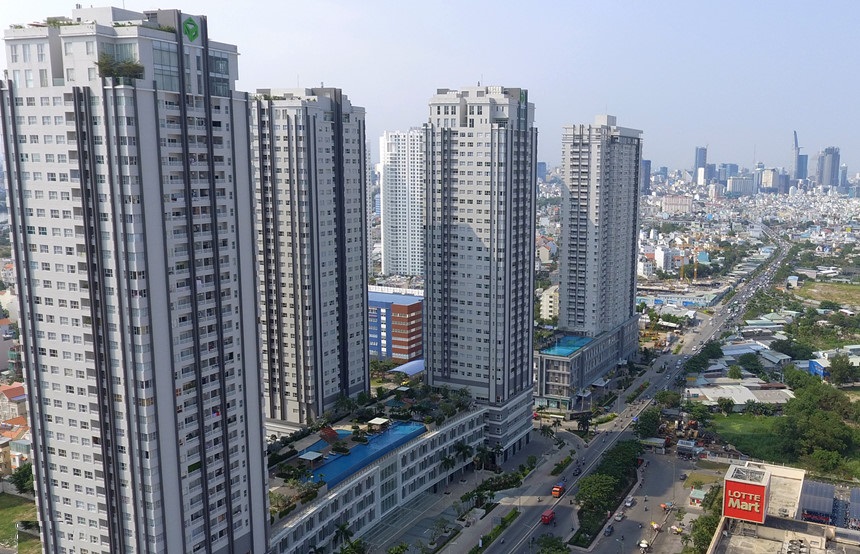 Dự án Sunrise City nằm ngay mặt tiền đường Nguyễn Hữu Thọ