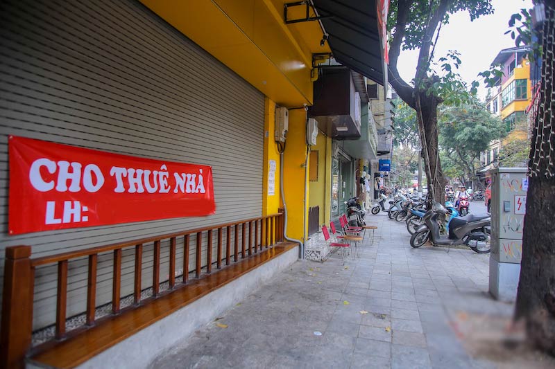 Nh&agrave; mặt phố cho thu&ecirc;