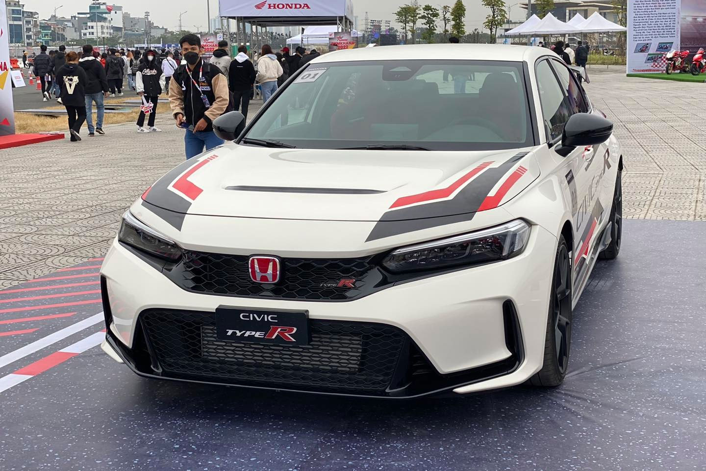 Honda Civic Type R tại sự kiện Honda Thanks Day diễn ra ở Hà Nội
