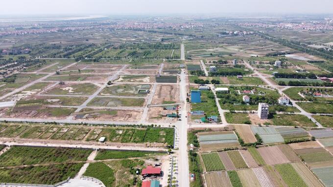 khu đất dự &aacute;n chậm triển khai nh&igrave;n từ tr&ecirc;n cao