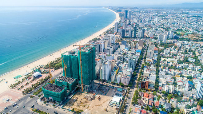 Một góc TP. Đà Nẵng từ trên cao