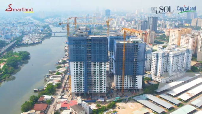 Tiến độ dự &aacute;n Delasol quận 4