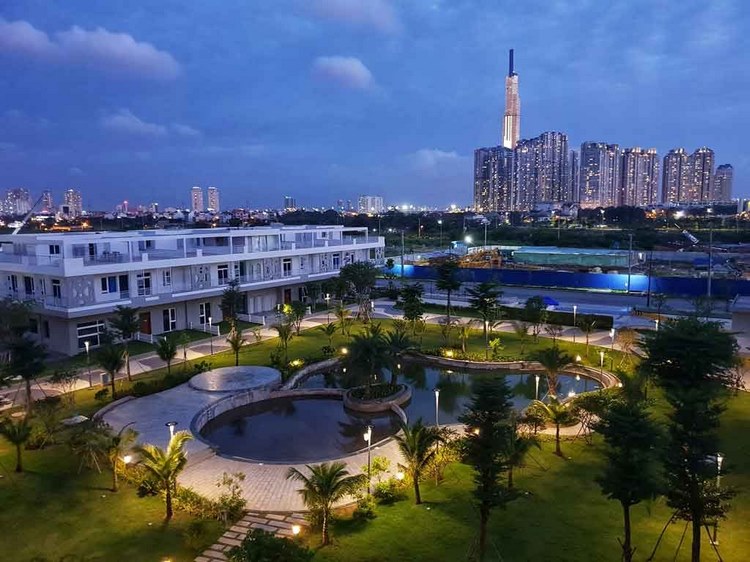 Nội khu dự án Lake View 