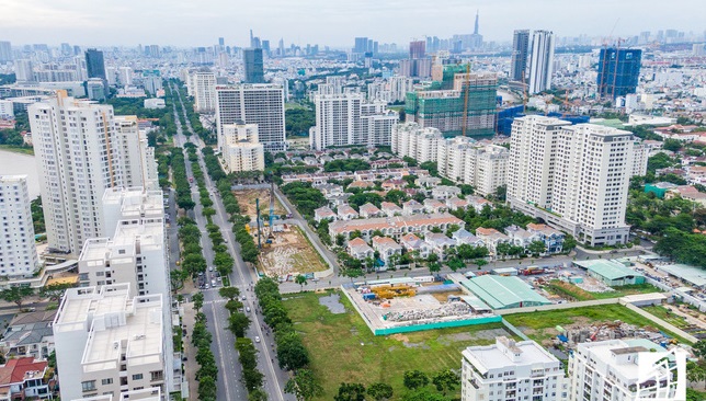 Một góc TP.HCM nhìn từ trên cao