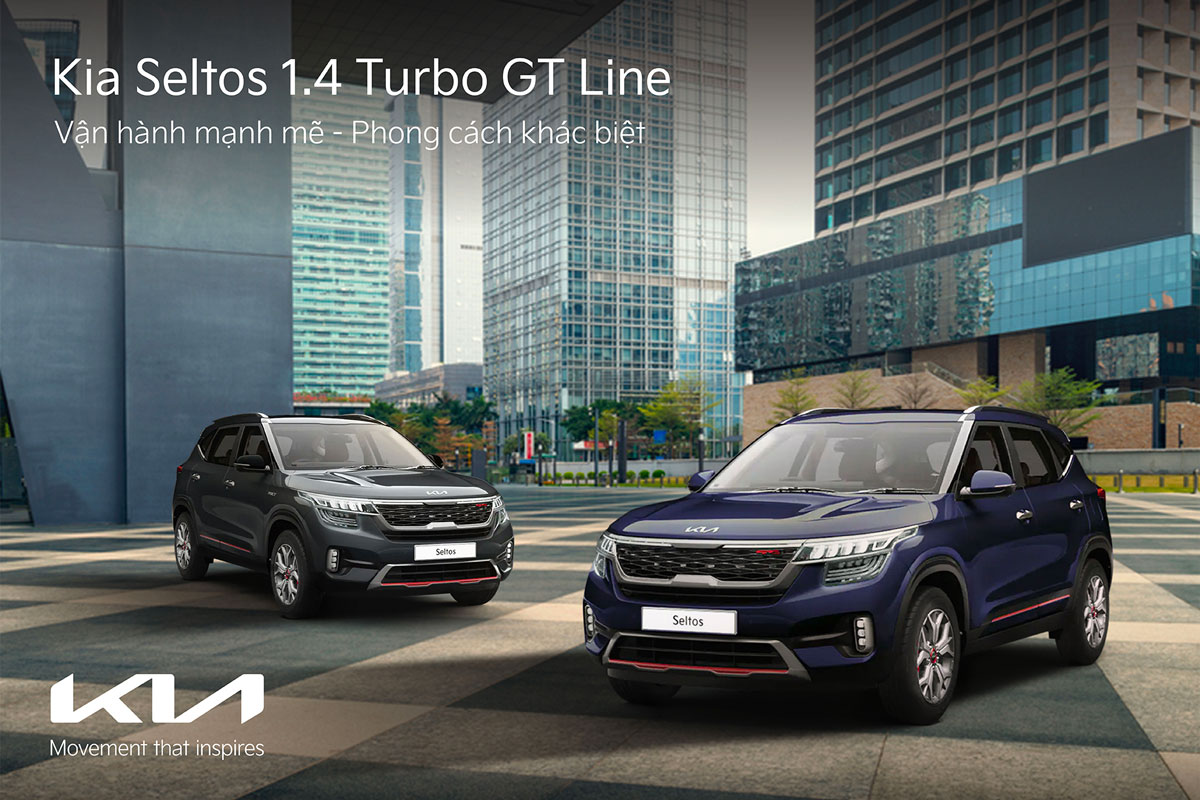 KIA Seltos lần đầu tiên có thêm phiên bản cao cấp GT-Line. 