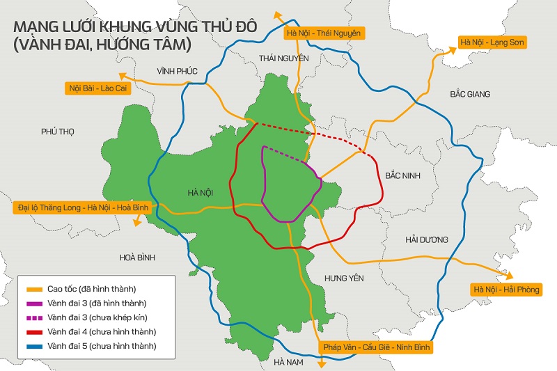 Vành đai 4 là dự án trọng điểm