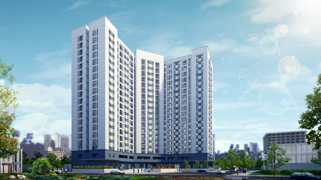 Phối cảnh 1 dự án nhà ở xã hội
