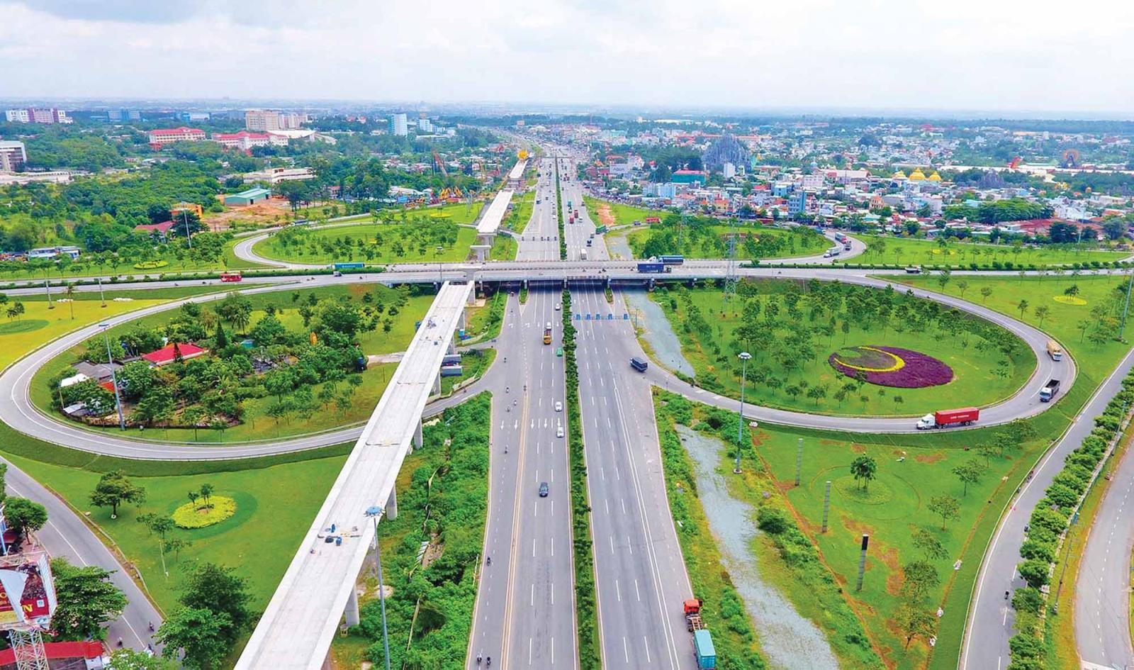 một góc TP. Thủ Đức nhìn từ trên cao