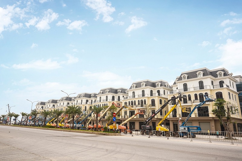 Công trường “Siêu quần thể đô thị biển” 1.200ha của Vinhomes