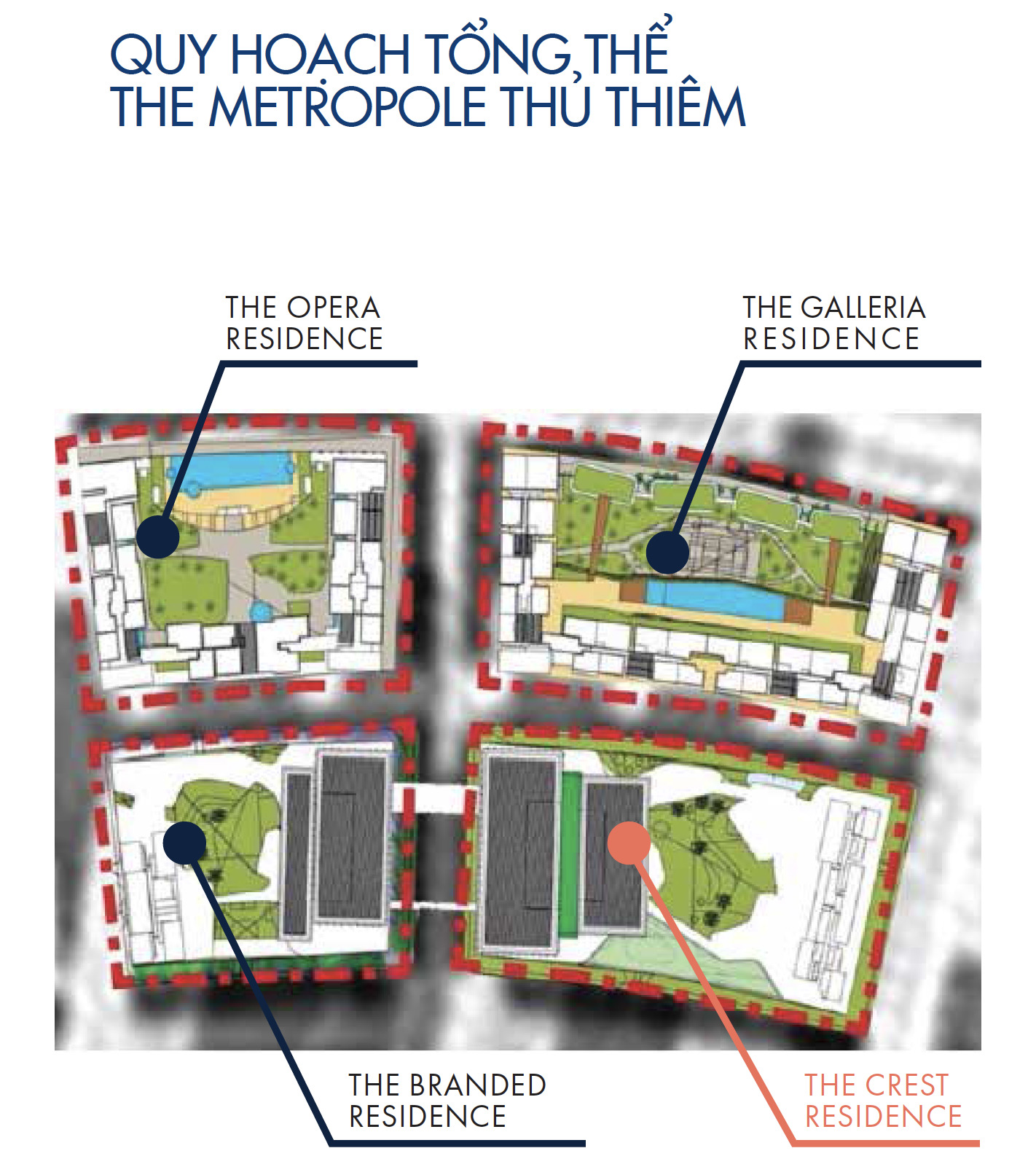Quy hoạch tổng thể dự &aacute;n The Metropole