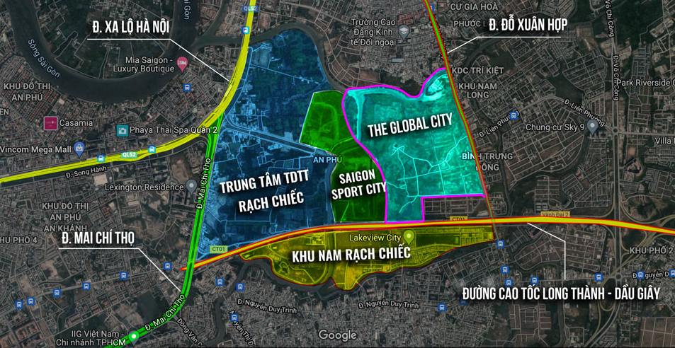 Nh&agrave; mẫu The Global City nằm trong khu&ocirc;n vi&ecirc;n dự &aacute;n Khu đ&ocirc; thị The Global City.