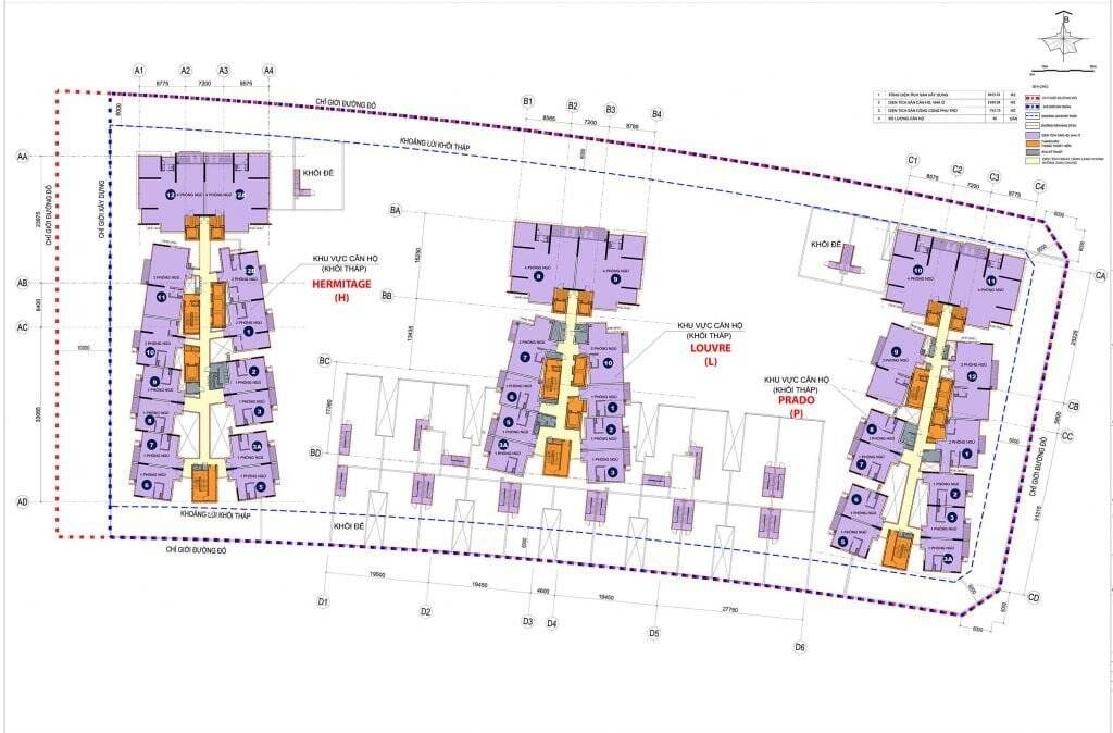 Layout mặt bằng giai đoạn 1