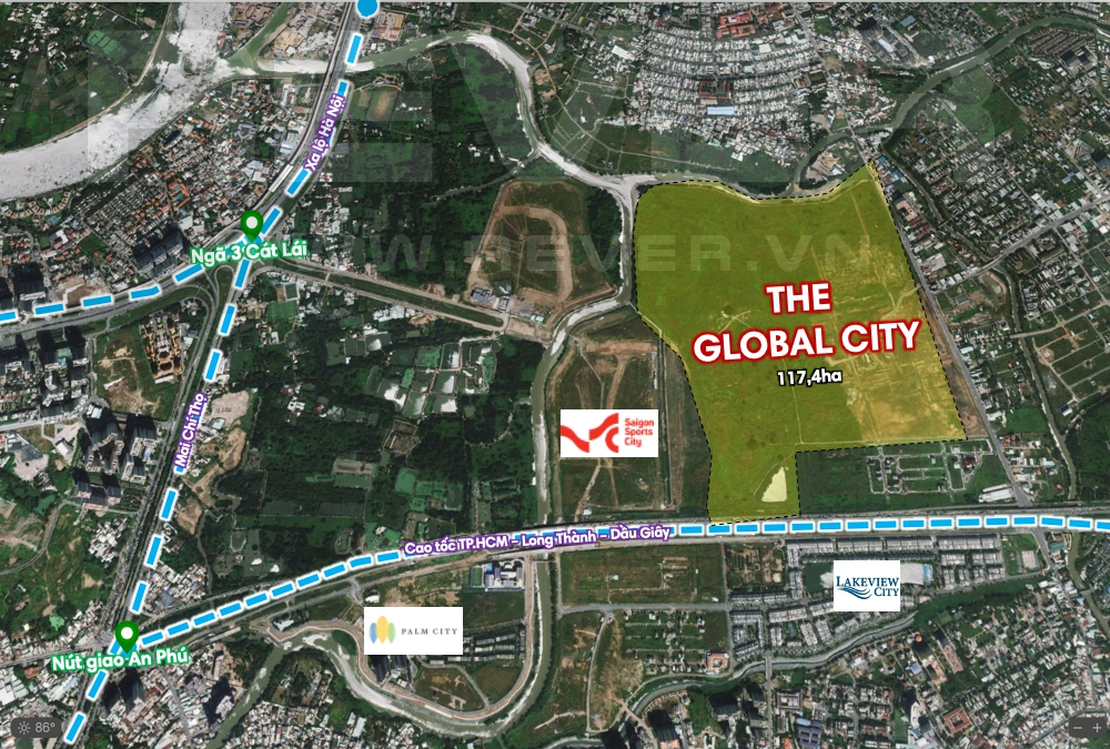 Vị trí dự án The Global City