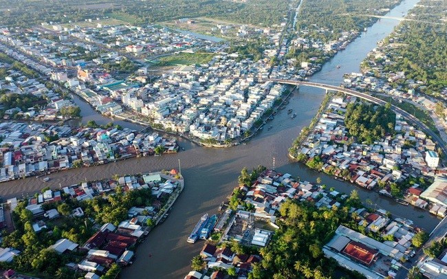 M&ocirc;̣t góc thành ph&ocirc;́ Ngã Bảy, tỉnh H&acirc;̣u Giang