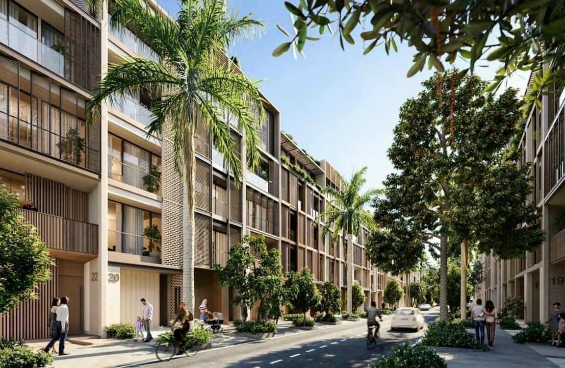 phối cảnh ph&acirc;n khu cao tầng. 