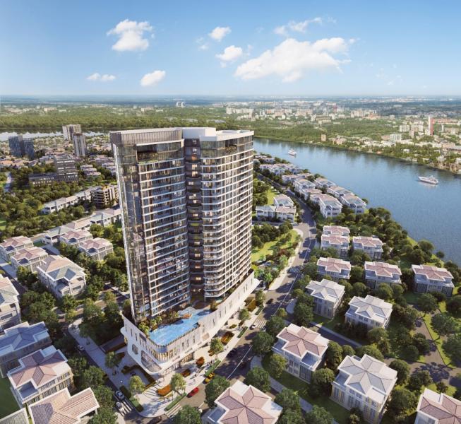 Phối cảnh tổng thể dự án Thảo Điền Green.