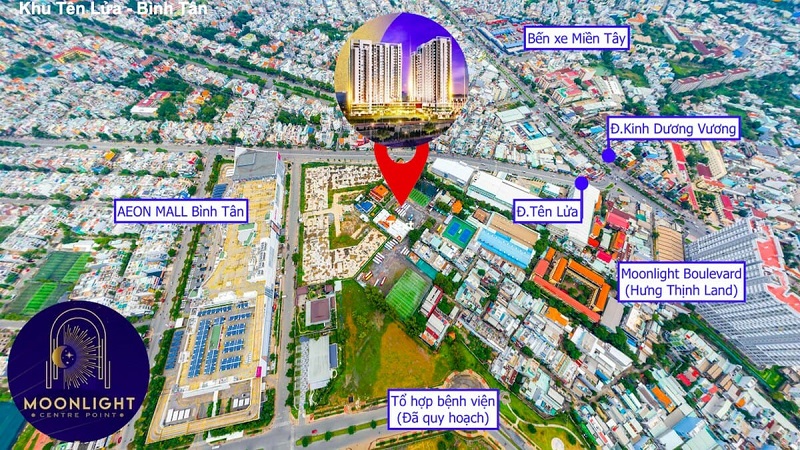 vị trí Moonlight Centre Point