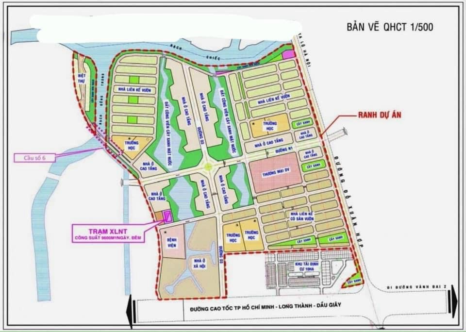 Bản vẽ QHCT 1/500 khu đô thị The Global City