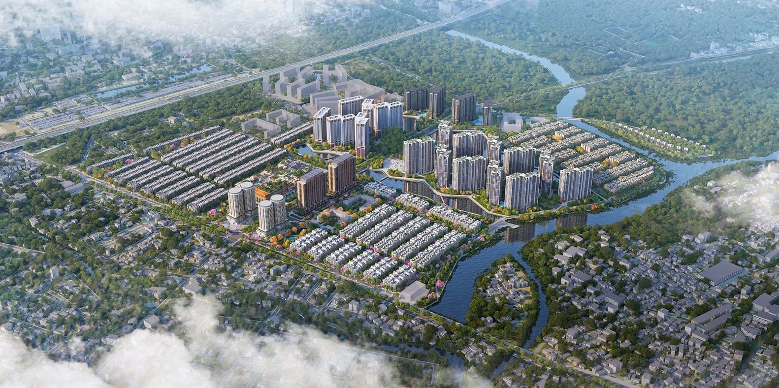 Phối cảnh tổng thể dự &aacute;n The Global City