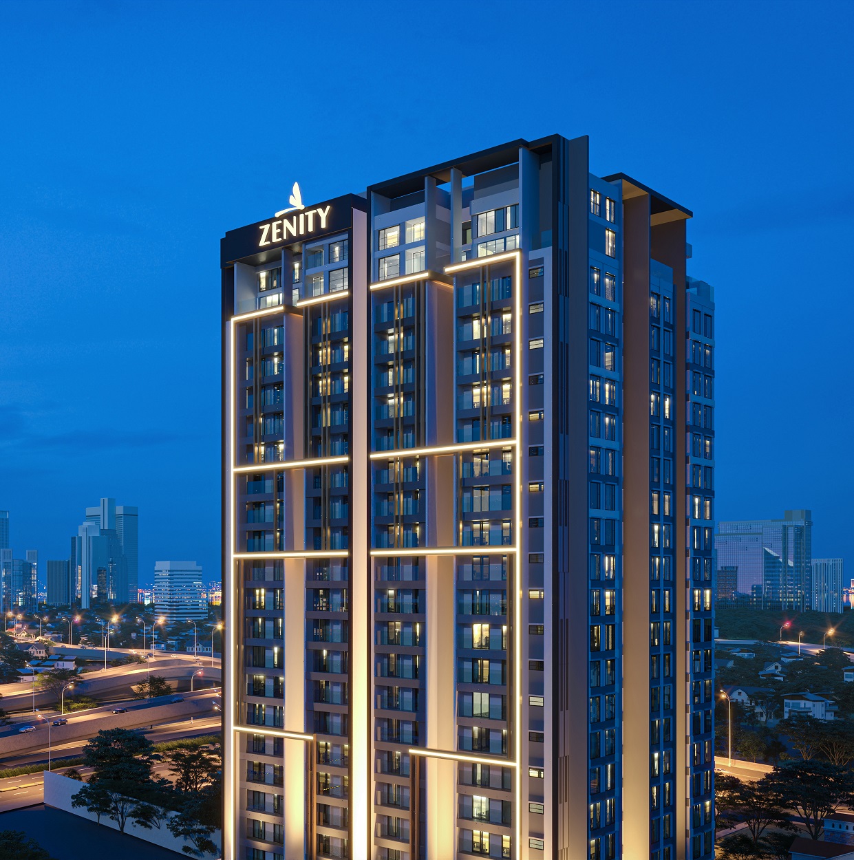 Phối cảnh dự &aacute;n chung cư hạng sang Zenity, Quận 1, TP.HCM.
