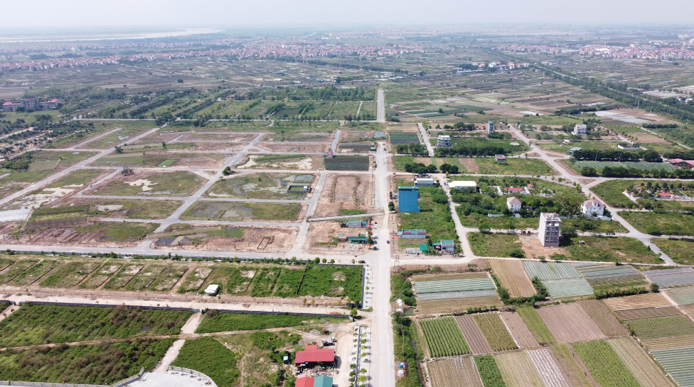 khu đất triển khai dự án nhìn từ trên cao