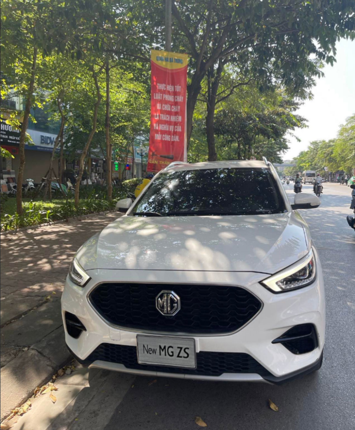 Chiếc MG ZS STD+ của gia đ&igrave;nh anh Huy Ho&agrave;ng&nbsp;