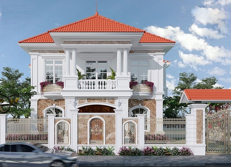  Biệt thự 2 tầng m&aacute;i Nhật - Phong Điền, Huế