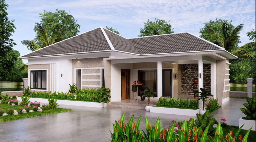 Biệt thự cấp 4 với s&acirc;n vườn rộng r&atilde;i tho&aacute;ng đ&atilde;ng