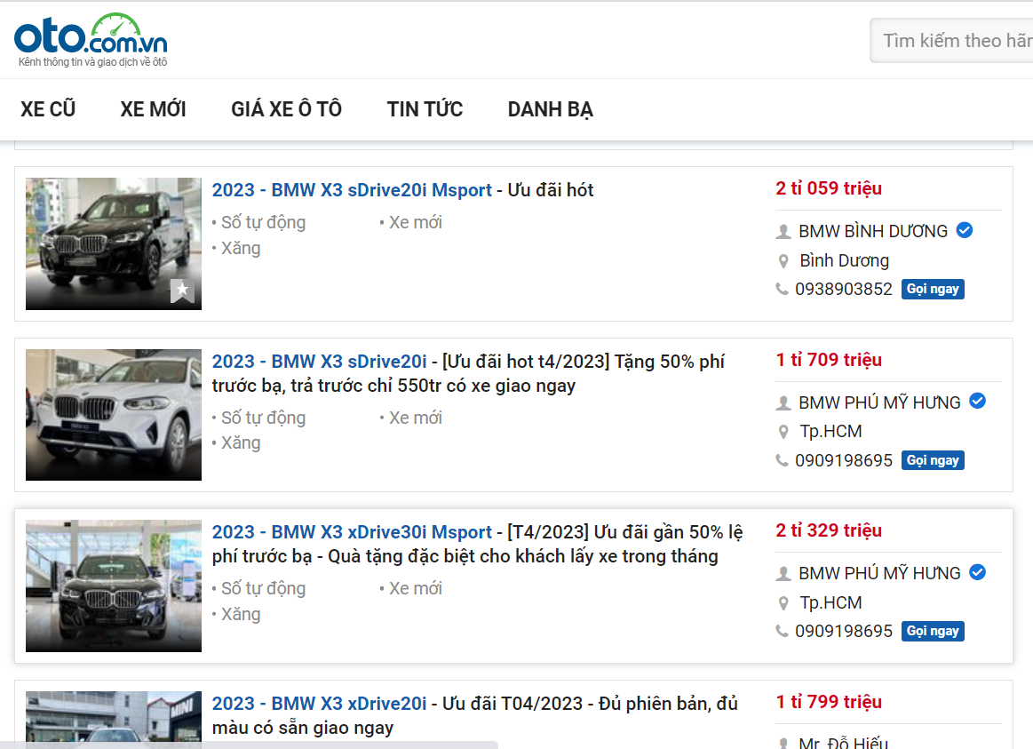 BMW X3 n&acirc;ng cấp bất ngờ giảm gi&aacute; mạnh ngay giữa th&aacute;ng 4.