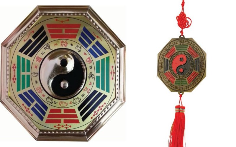 Gương Bát quái là một trong những vật phẩm phong thủy được sử dụng phổ biến để hóa giải hướng nhà không hợp tuổi. 