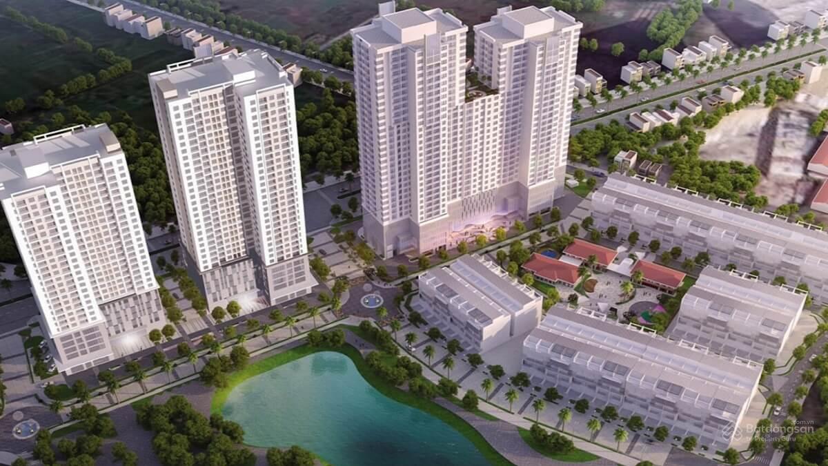 Phối cảnh một dự án nhà ở xã hội tại Hà Nội.